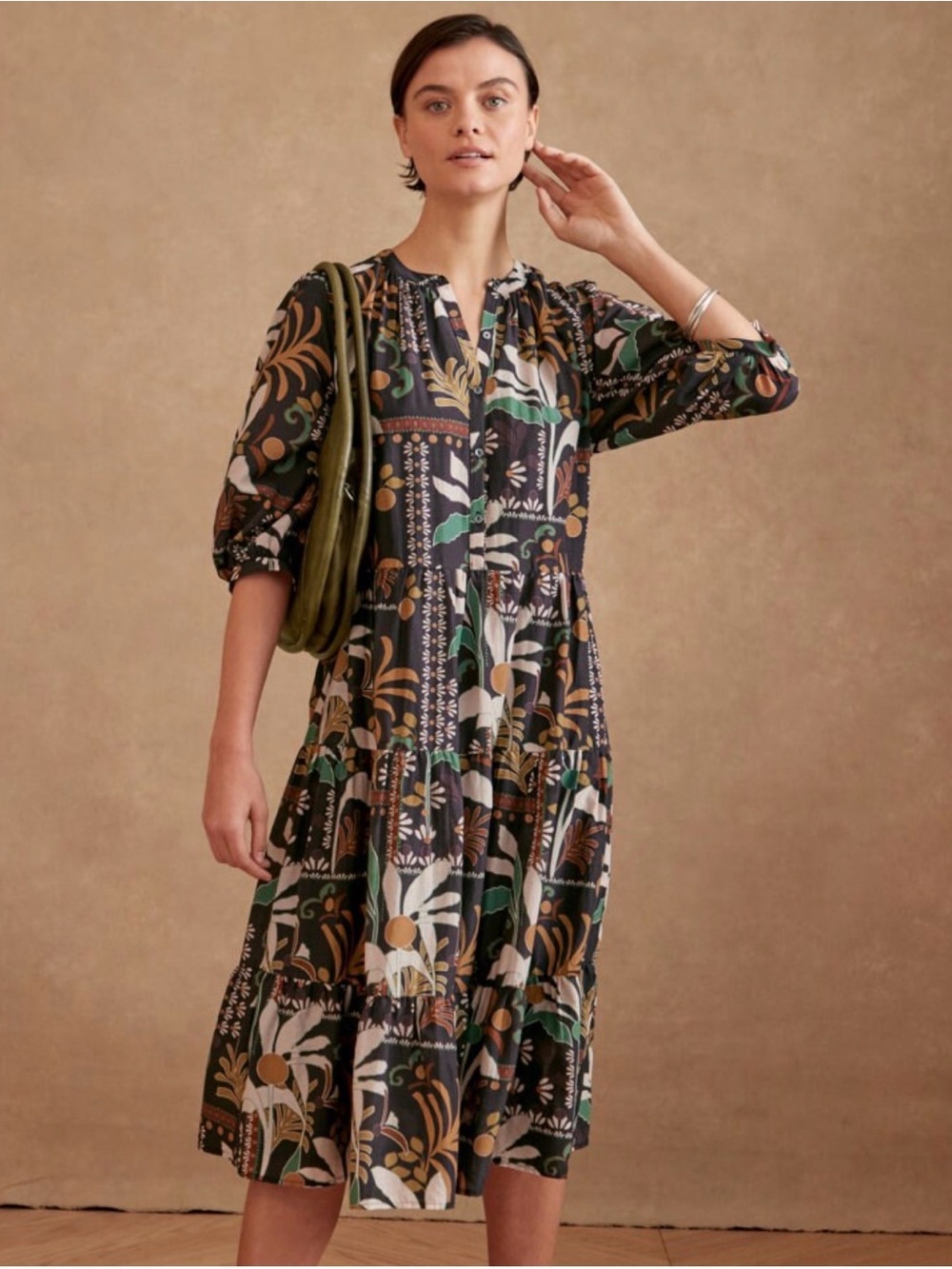 Velvet by Graham & Spencer Johanna Tiered Dress